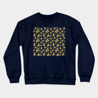 Garlic Bread Illustration Pattern V2 Crewneck Sweatshirt